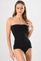 11040 Gathered Straples Long Black Knitted Seamless Seamless Soft Basic Women's Tank Top