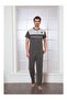 Men's Short Sleeve Bottom Pajamas Long Cotton Summer Pajama Set