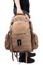 Outdoor Large Beige 75 Lt Camping Vacation Backpack - Mountaineer Bag - 2