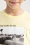 Boy's Oversize Fit Crew Neck Printed Short Sleeve T-Shirt A6410a823sm - 4