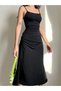 Black Strap Dress - 4