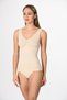 16428 Women's Black Seamless V-Neck Gathering Ribbed Athlete Corset Knitted Seamless - 3