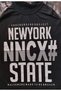 Boy's Black Color New York Written Sleeve Camouflage Summer T-Shirt - 4