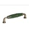Porcelain Handle Cabinet Drawer Furniture Kitchen Handle-Inch128 Mm (12.8 Cm)-green-antique-stk2876