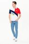 Men's Red Polo Neck T-Shirt - 2