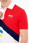 Men's Red Polo Neck T-Shirt - 4