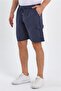 Men's Smoked Cargo Pocket Regular Lace-Up Linen Shorts-Crepesrt01R03S - 3