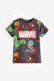 Marvel Charcoal Gray Short Sleeve Licensed 100% Organic Cotton T-Shirt - 2