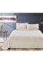Mıchele Beige Single Jacquard Pique Set