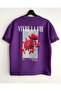 Vivre La Vie (Live Your Life) Design Printed Oversize Cotton Combed T-shirt