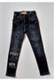 Girl's Play Stoned Cotton Cotton Black Color Stretchy Jean Jeans Denim Trousers - 2
