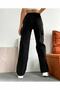 Jennifer Black Lycra Kago Super High Waist Loose Jean Trousers Without Back Pocket - 5