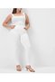 High Waist White Skinny Leg Trousers 42-52 Large B