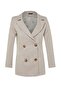Brown Regular Lined Buttoned Woven Jacket TWOAW22CE0622 - 7