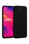 Black Matte Silicone Case For Oppo A9 2020