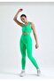 Women's Seamless Tights Bustier Sports Top and Bottom Set