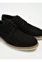 Black Men's Leather Casual Shoes Rıoja - 5