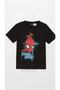 Crew Neck Spiderman Printed Short Sleeve Boys' T-Shirt - 3