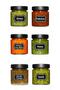 Black Color 144 Jar Labels