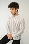 Striped Slim Fit Linen Shirt - 3