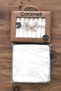 17 Pieces Organic Cotton Double Layer Colorful Stitched Around Newborn Combed Cotton Baby Mouth Wipes