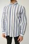 Striped Slim Fit Linen Shirt - 2