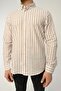 Striped Linen Men's Shirt - 2