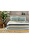 Elvin Woven Single Bedspread 160x240 Cm Dark Blue
