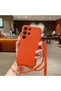 Drawstring Neck Strap Silicone Case Velvet Inner Surface Epiphany Case Compatible with Xiaomi Redmi Note 11 Global