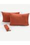 Natural 2-Piece Pillowcase 50x70 Stonewashed Cotton - 3