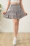 Skirt with Elastic Waist Shorts 1072