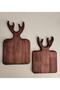 Walnut Color Double Deer Presentation Board Cutting Board Coffee Presentation - 3