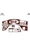 Meriç ®   Setra S 417 Hdh Front Torpedo Coated Mahogany 35 Pieces 2002-›