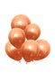 Chrome Balloon Birthday and Party Supplies 12 Inch Chrome Balloons Copper Rose Copper 7 Pcs - 2
