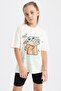 Girl's Star Wars-mandalorian Relax Fit Short Sleeve T-Shirt - 4
