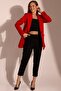 Single Button Blazer Model Jacket