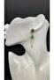 Handmade Ethnic Authentic Hippie Jade Stone Brass Apparatus Earrings