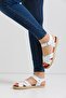 Women's Velcro Orthopedic Tabna Summer Sandals Model - White - 2