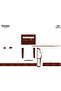 Meriç ®   Mercedes 403 Front Glove Box Trim Mahogany 10 Pieces 1993-1995