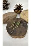 Handmade Ethnic Authentic Hippie Jade Stone Brass Apparatus Earrings - 2