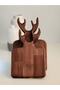 Walnut Color Double Deer Presentation Board Cutting Board Coffee Presentation - 2