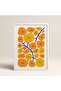 White Wooden Framed Painting Framed Poster Artistic Modern Wall Decor (Flower198-White-50X70)