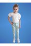 Kids Mint Green Elastic Jogger Jean Trousers 2-10 Years - 3