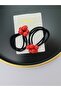 2 Pack Red Beaded Rubber Buckle