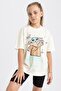 Girl's Star Wars-mandalorian Relax Fit Short Sleeve T-Shirt - 3