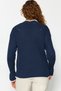 Petrol Wide Fit Color Block Knitwear Sweater TWOAW23KZ00419 - 5
