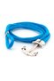 Men's Blue Colored Wrap Large Anchor Bracelet Bt586 - 2
