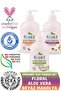 Organic Liquid Soap Aloe Vera + Floral + White Magnolia (3 X 500 ml)