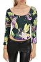 Women's Patterned Fairy Patterned Printed Basic Blouse BD2010 - 3