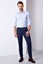 قميص أساسي بقصة ضيقة باللون الأزرق الفاتح - 2